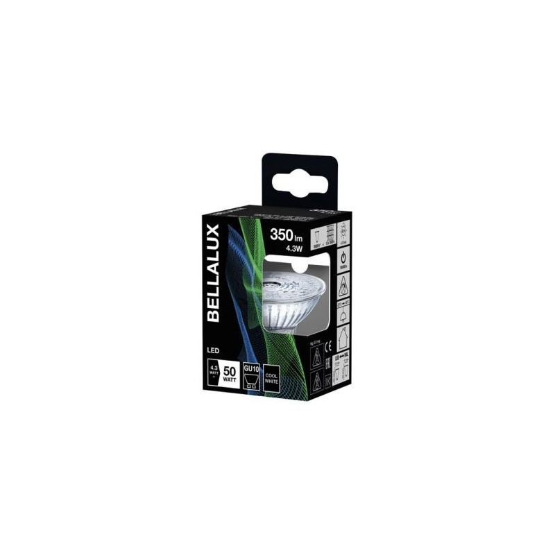 Bellalux Bellalux led gu10 4.3w froid 350LM