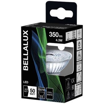 Bellalux Bellalux led gu10 4.3w froid 350LM