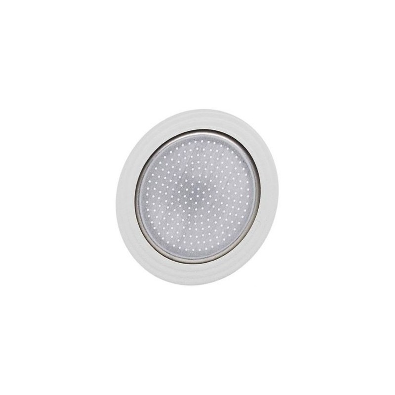 BIALETTI Filtre inox + 1 joint silicone pour cafetières italiennes inox 6 tasses