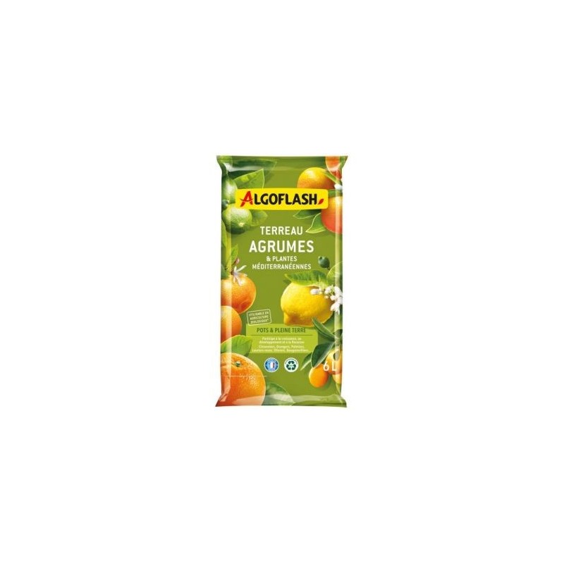 Algoflash Terreau agrumes et plantes méditerranéennes 6l
