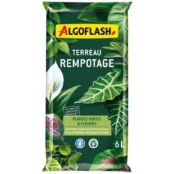 Terreau rempotage plantes vertes et plantes fleuries 6l