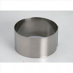 Cercle à mousse 7.5 cm Inox