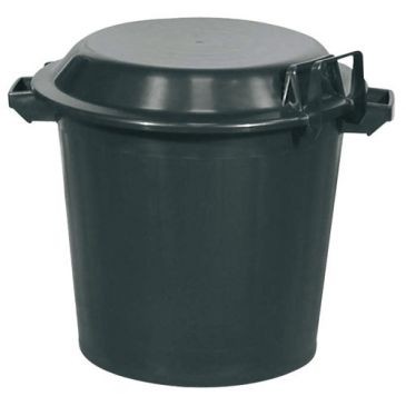 ALUMINIUM ET PLASTIQ Poubelle immeuble 80l +couvercle crochet promo