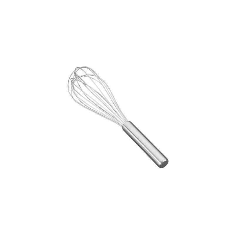 Metaltex Fouet acier inox manche plein 25 cm