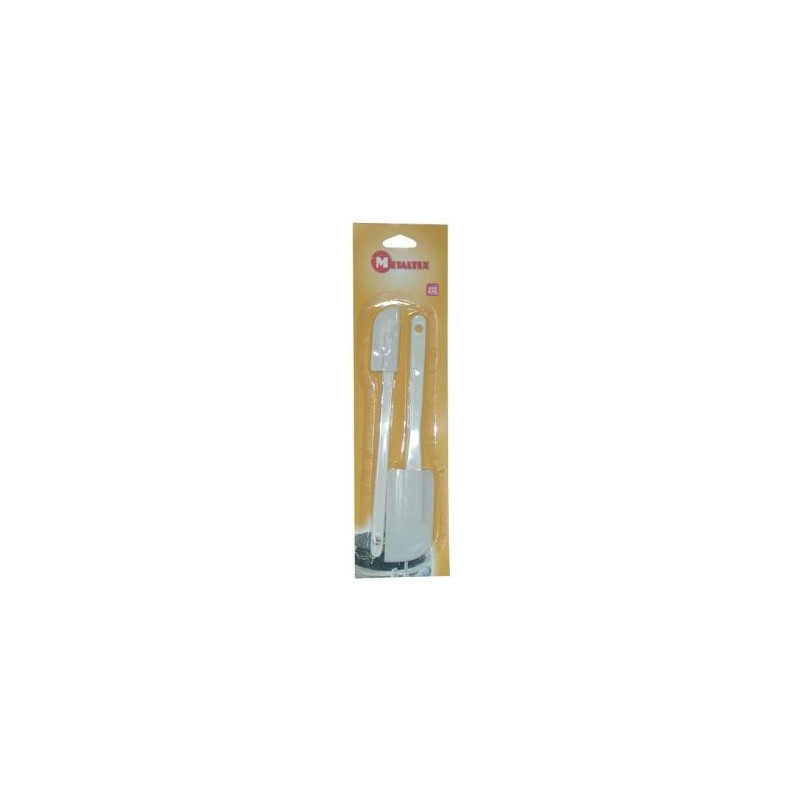 Metaltex Lot de 2 palettes lèche plat en caoutchouc