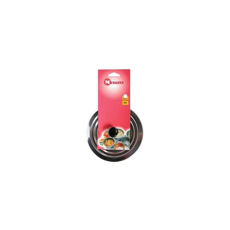Metaltex Couvercle inox multidiamètre 14 à 21 cm