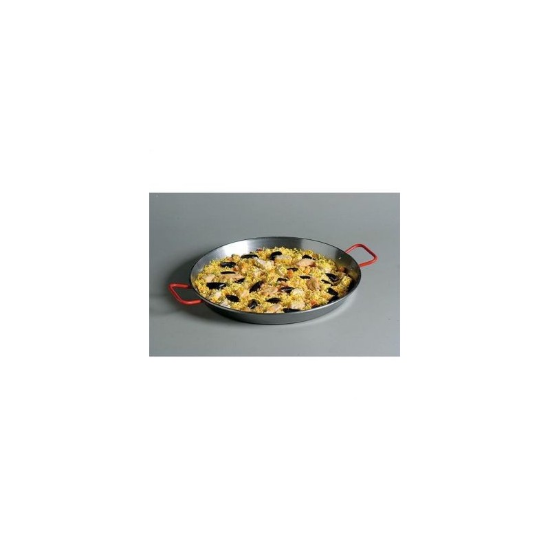 La Valenciana Plat à paëlla Acier Poli 80 cm
