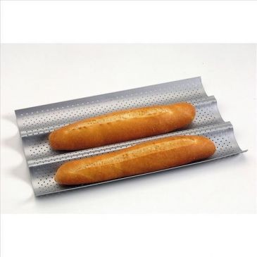 Patisse Moule 3 baguettes revêtu 38 cm - Silver Top