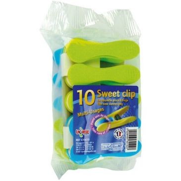 LAGUELLE Pince à linge en plastique Clip Soft - x10