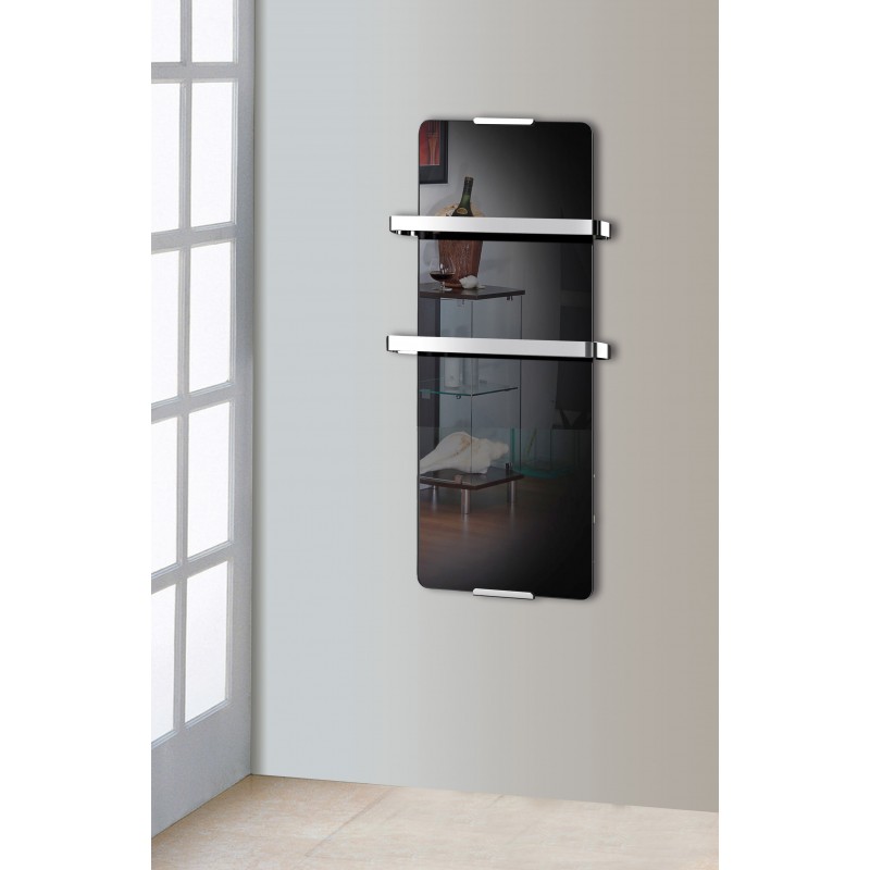 Chemin'Arte Radiateur sèche serviette Noir 600W