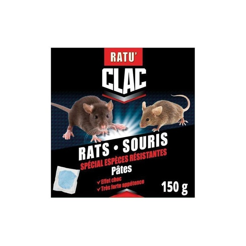 CLAC Rat-souris resistant pate 150g