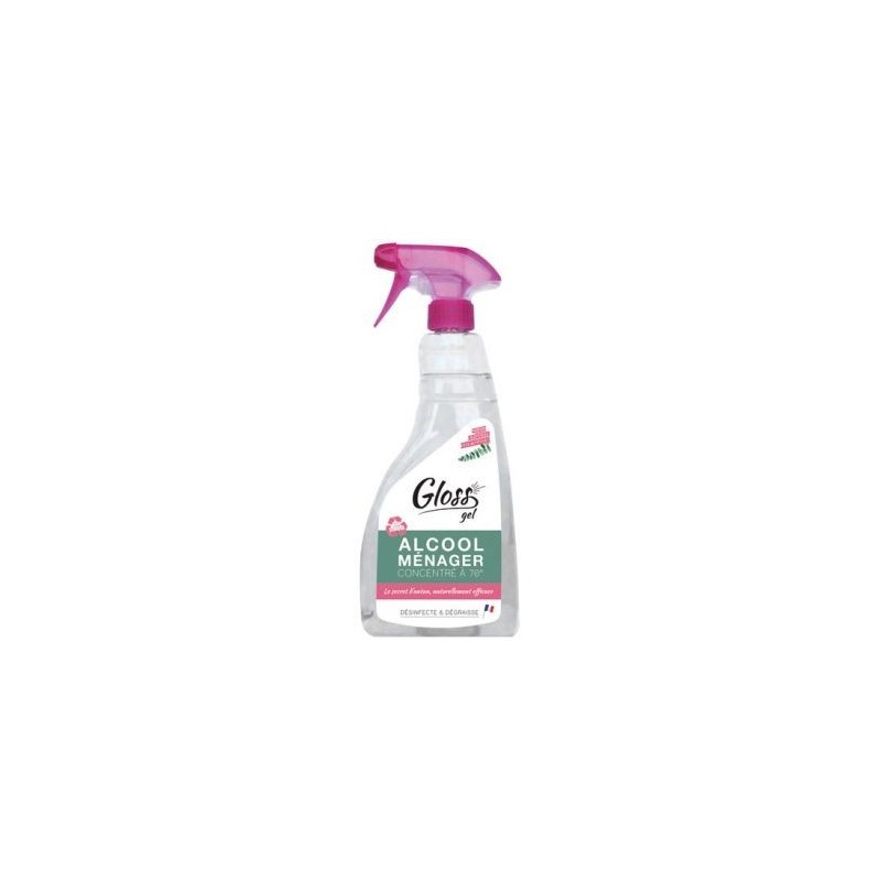 GLOSS Gloss alcool ménager 70° pulvérisateur 750ml