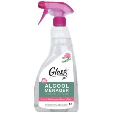 GLOSS Gloss alcool ménager 70° pulvérisateur 750ml