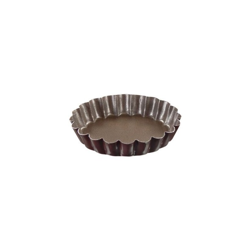 Gobel Moule à tartelette cannelée 12 cm - Acier antiadhérent