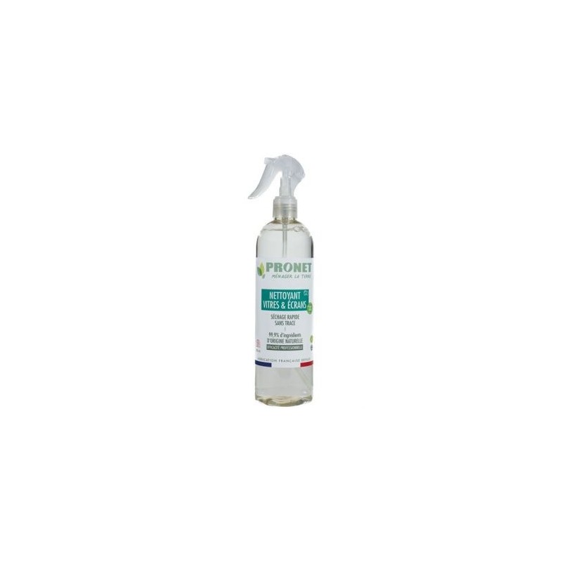 PRONET NATURE Nettoyant vitres écrans Ecocert 500ml