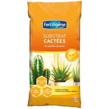 Fertiligene Substrat à cactées 6l