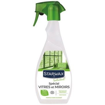 STARWAX SOLUVERT Nettoyant spécial vitres miroir spray 500ml Ecocert