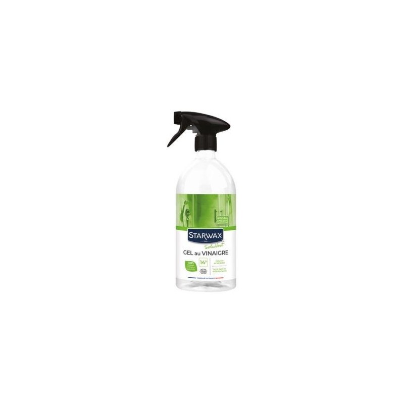 STARWAX SOLUVERT Gel au vinaigre 14° spray 1l Ecocert