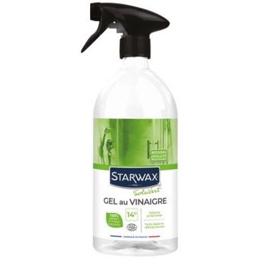 STARWAX SOLUVERT Gel au vinaigre 14° spray 1l Ecocert
