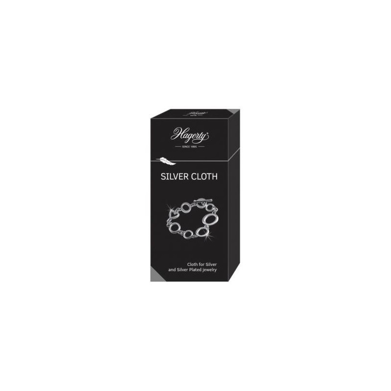 HAGERTY Silver cloth chamoisine bijoux