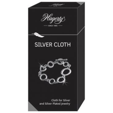 HAGERTY Silver cloth chamoisine bijoux