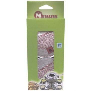 Metaltex Lot de 2 barquettes d'alcool gélifié