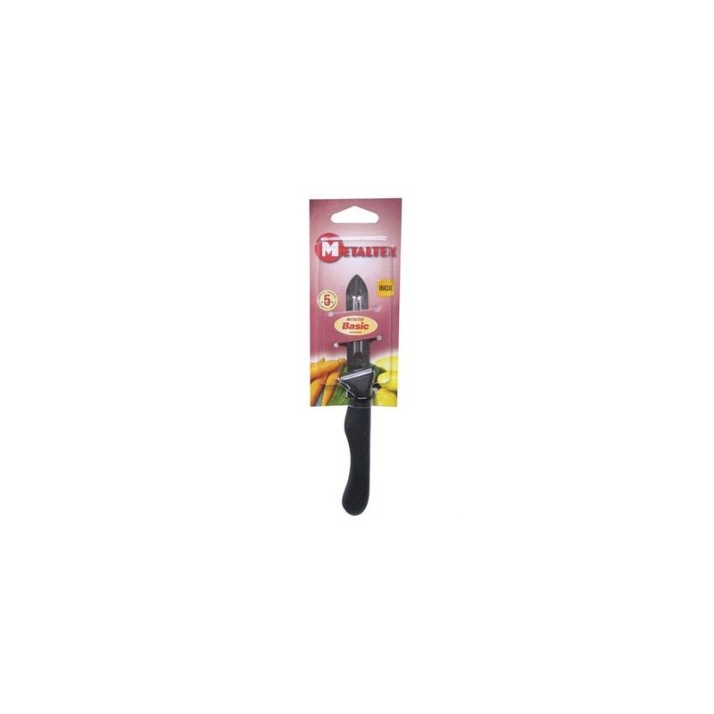 Metaltex Couteau éplucheur 2 tranchants