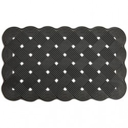 Tapis tresse caoutchouc...