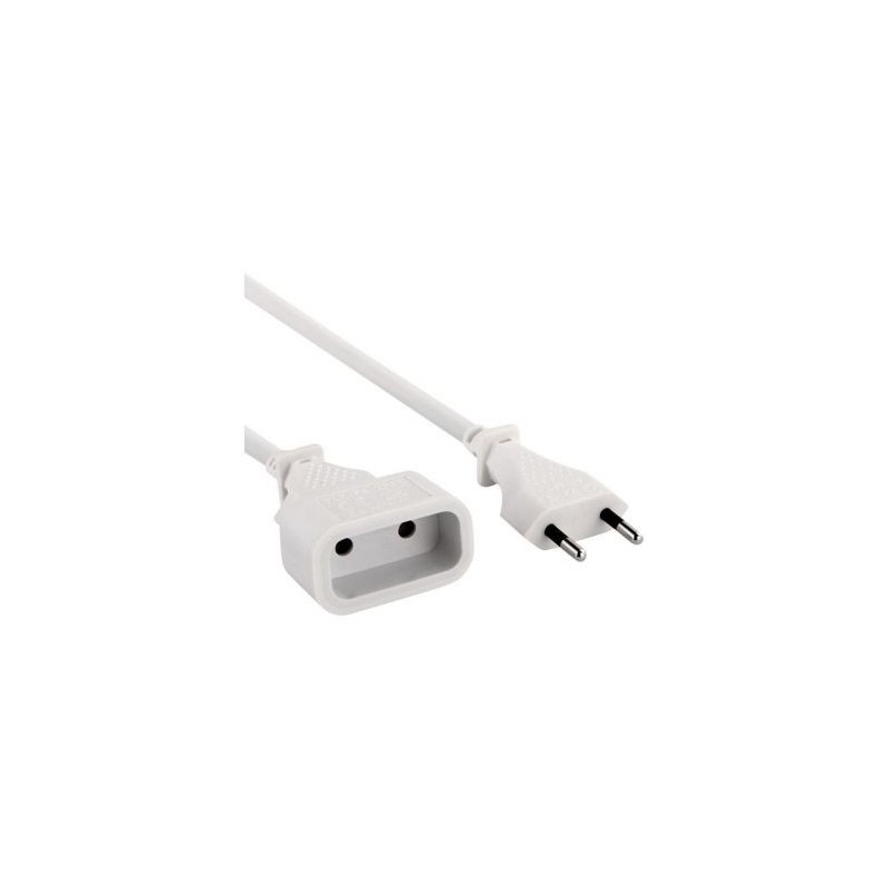Electraline Prolongateur h03 vvh2f 2x0.75mm blanc 3m sous totire