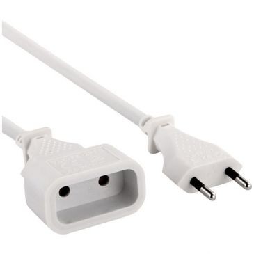 Electraline Prolongateur h03 vvh2f 2x0.75mm blanc 3m sous totire