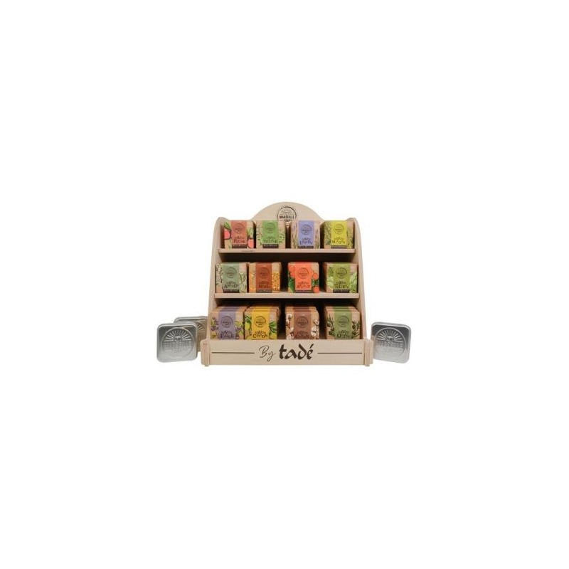 TADE Presentoir comptoir vide savon marseille soap co