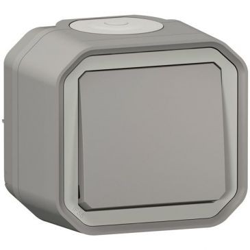 Legrand Plexo poussoir no gris