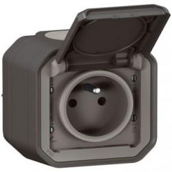 Plexo prise 2p+t anthracite...