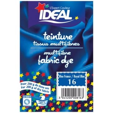 IDEAL Teinture Idéal multifibres sachet 15g bleu France