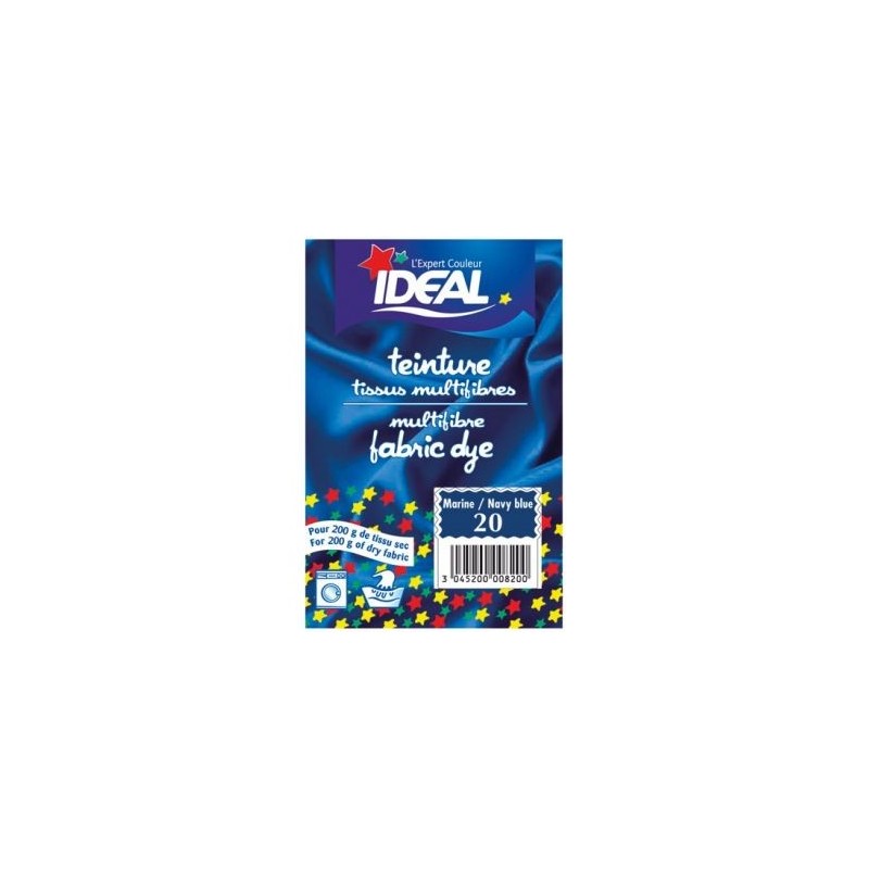 IDEAL Teinture pour tissu multifibres - 15 g - bleu marine