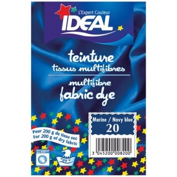 IDEAL Teinture pour tissu multifibres - 15 g - bleu marine