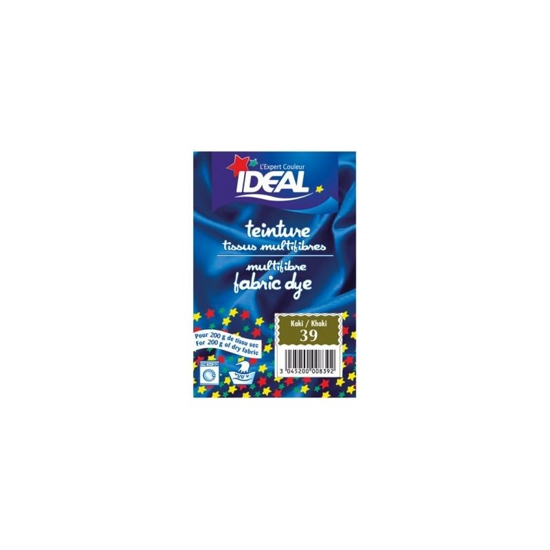 IDEAL Teinture pour tissu multifibres - 15 g - kaki