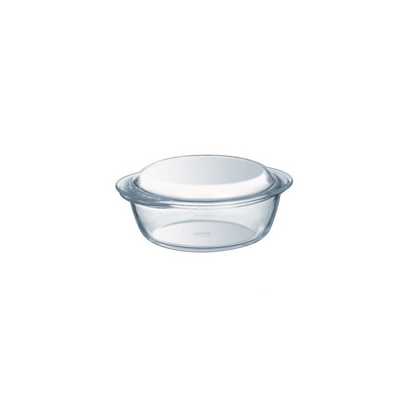 PYREX Cocotte en verre ronde 2,3 L - Essentials 4 en 1