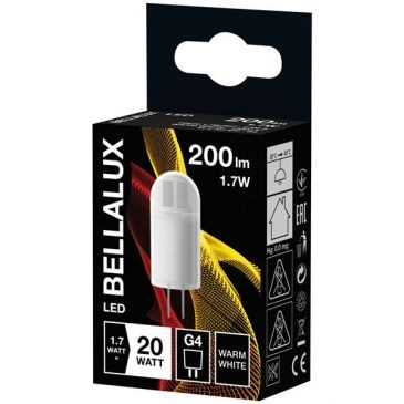 Bellalux Bellalux led capsule dépoli g4 1.8w chaud 200lm