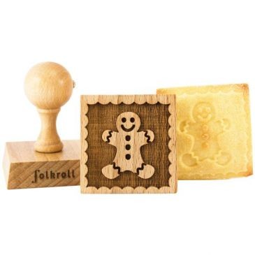 Patisse Tampon à biscuits carré - Motif Gingerman