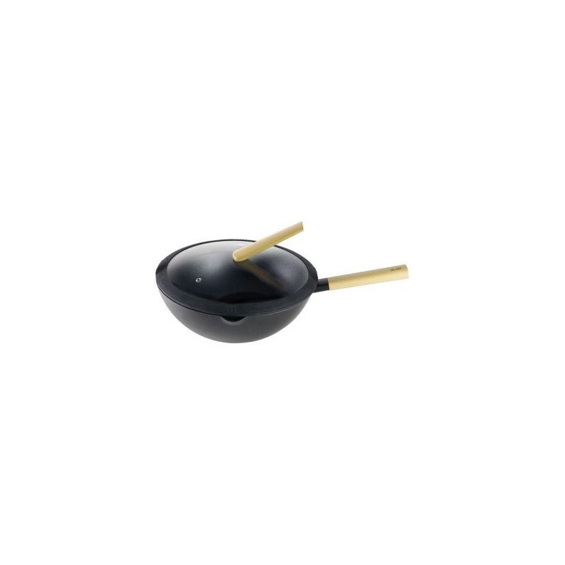IBILI Wok 30 cm avec couvercle - Luxe