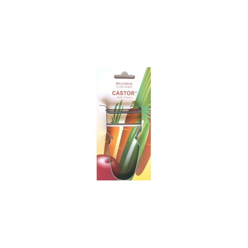 Rusillon Rasoir à légumes inox / blister - Castor