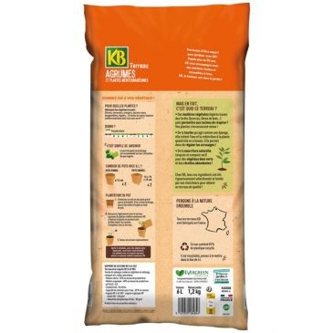 KB Terreau agrumes plantes méditérranéennes 6l