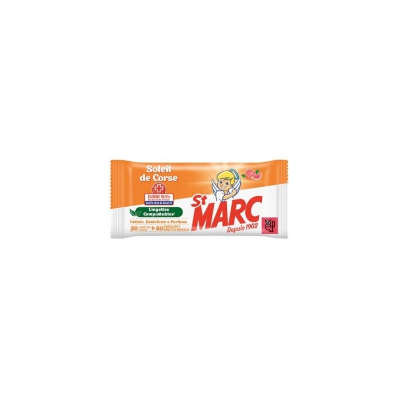 ST MARC Lingettes soleil de Corse x 30 St Marc.