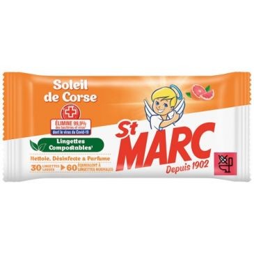 ST MARC Lingettes soleil de Corse x 30 St Marc.