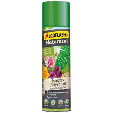 Algoflash Naturasol Traitement insectes et acariens vegetal polyvalent 400ml