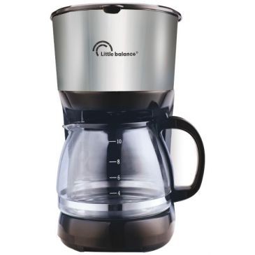 Little Balance Cafetière filtre 10 tasses Noire & Inox - 8629