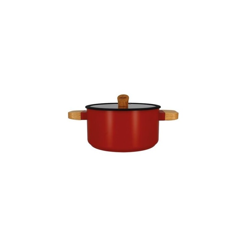 Egoliving Faitout 24 cm Paprika - Ector