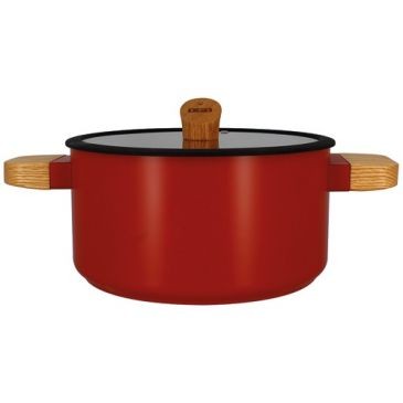 Egoliving Faitout 24 cm Paprika - Ector