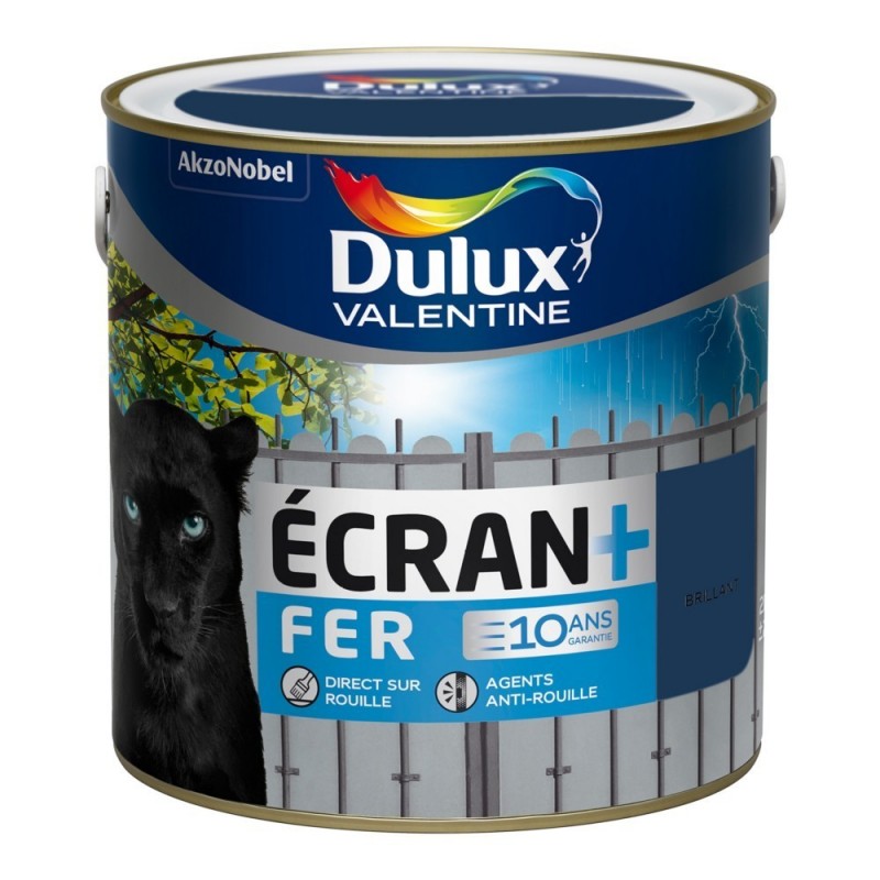 Dulux Valentine Ecran fer brillant 2l marine